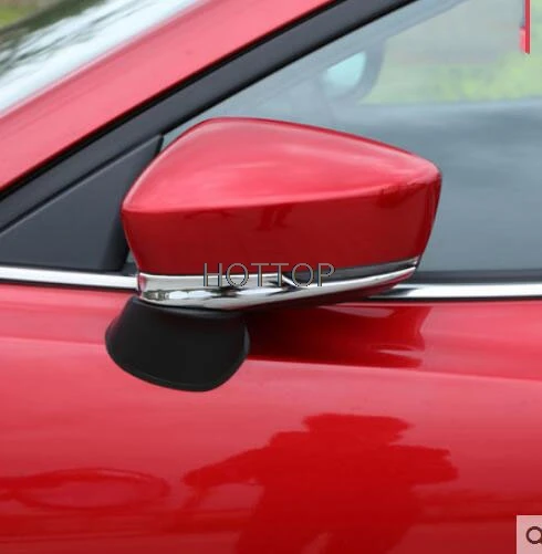 Для Mazda 3 Axela 2017 2014 2016 наружная Боковая дверь зеркало хромированная крышка полоски
