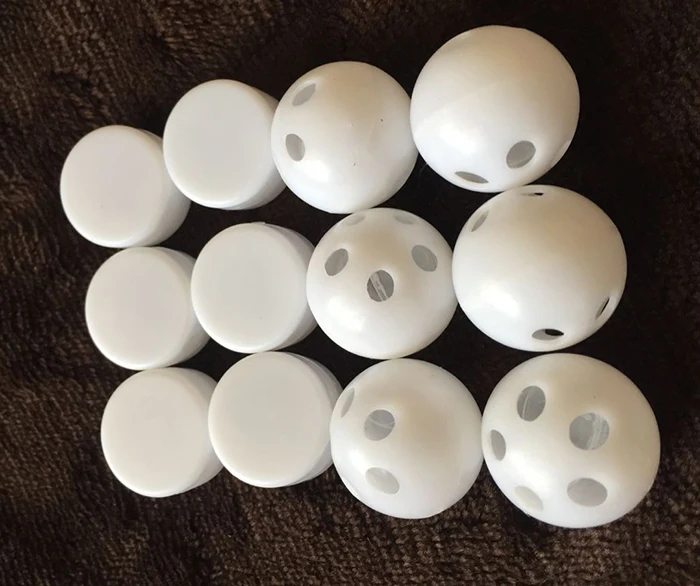 50pcs Mix and match Pet dog cat font b Baby b font Squeakers Rattle Ball Noise