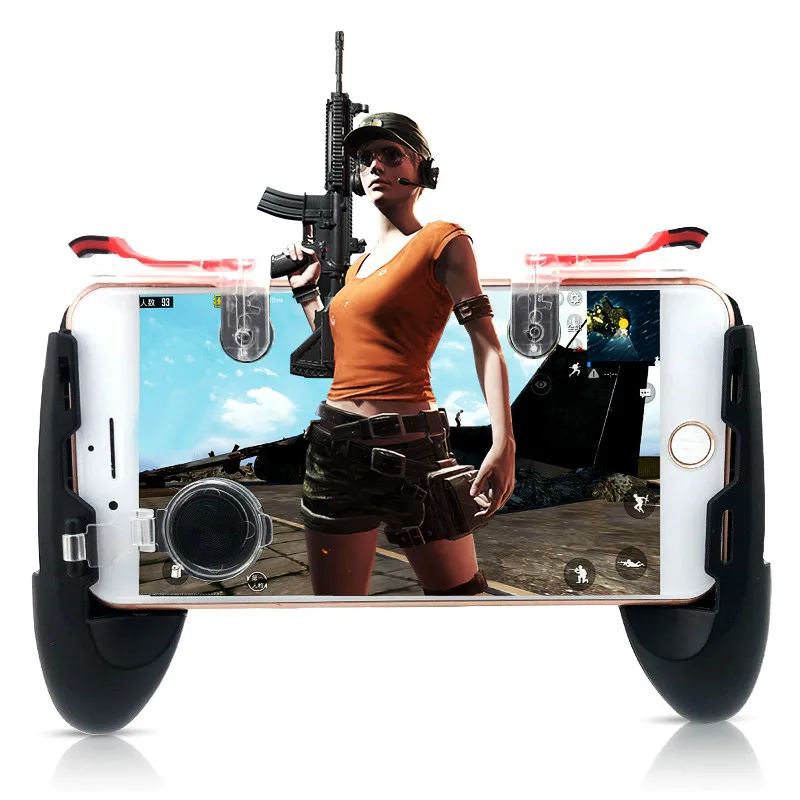 

For PUBG Mobile Phone Controller Trigger Game Fire Button Joystick For IPhone 7 8 Plus X For Xiaomi mi 8 Android