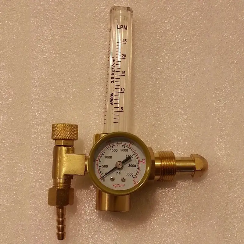 Аргон Co2 регулятор РАСХОДОМЕР газовый манометр Mig/Tig сварки Cga580