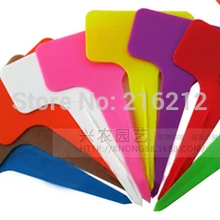 См 6x10 см пластиковые растения t-типа Метки Маркеры детские сад Этикетки серый