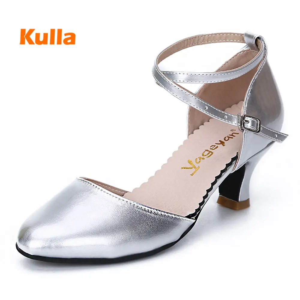 

Latin/Tango/Salsa Dance Shoes For Women Ladies Ballroom/Outdoor Girls Party Dancing Shoes Patent Leather Shoes Soft Rubber Sole