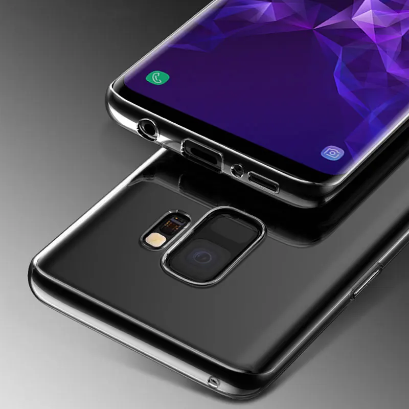 Phone case Ultra-thin Clear Soft TPU for Samsung Galaxy S8 S9 Plus S6 S7 Edge J1 J3 J5 J7 A3 A5 A7 2016 2017