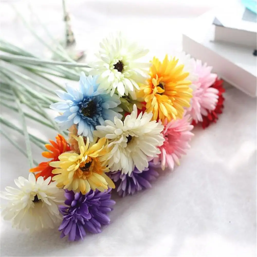 

Artificial flower Simulation Gerbera Gerbera Flower Sun Flower Home Decoration Fake Flower Wedding Party XF30