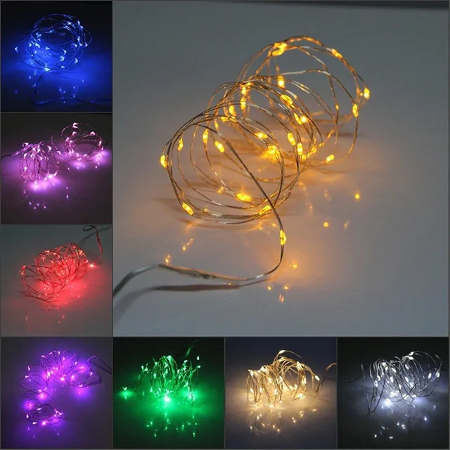 New 10 3m30leds Holiday Christmas Lights Outdoor Yellow Green 3aa Battery Led Copper New 10 3m30leds Holiday Christmas Lights Outdoor Yellow Green 3aa Battery Led Copper