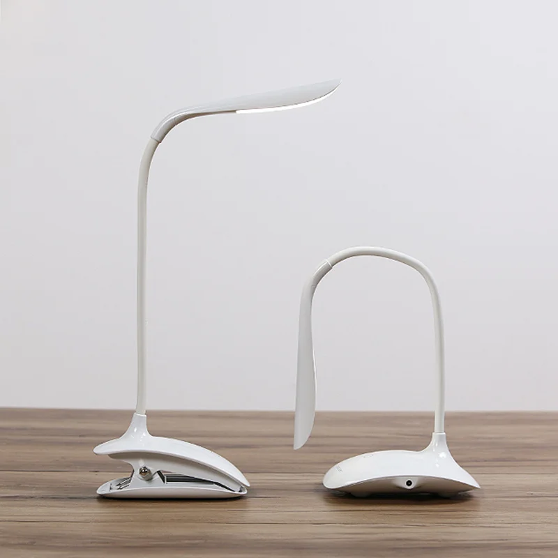 New Led Desk Lamp Flexible Clip Style Table Reading Light Abs New Led Desk Lamp Flexible Clip Style Table Reading Light Abs Plastic Usb Rechargeable With Clamp In Lamps From Lights Lighting