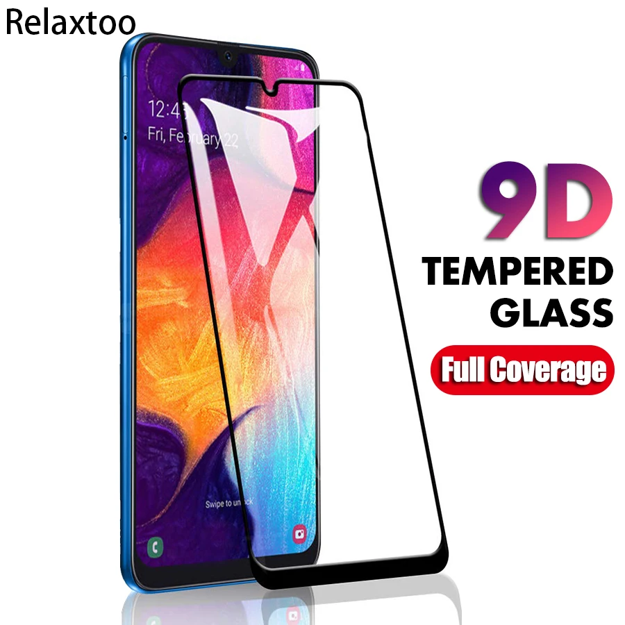 

9D Full Glue Tempered Glass For Samsung Galaxy A50 A30 A20 A10 Screen Protector Glass For Samsung M30 M20 M10 A 50 M 30 20 Film