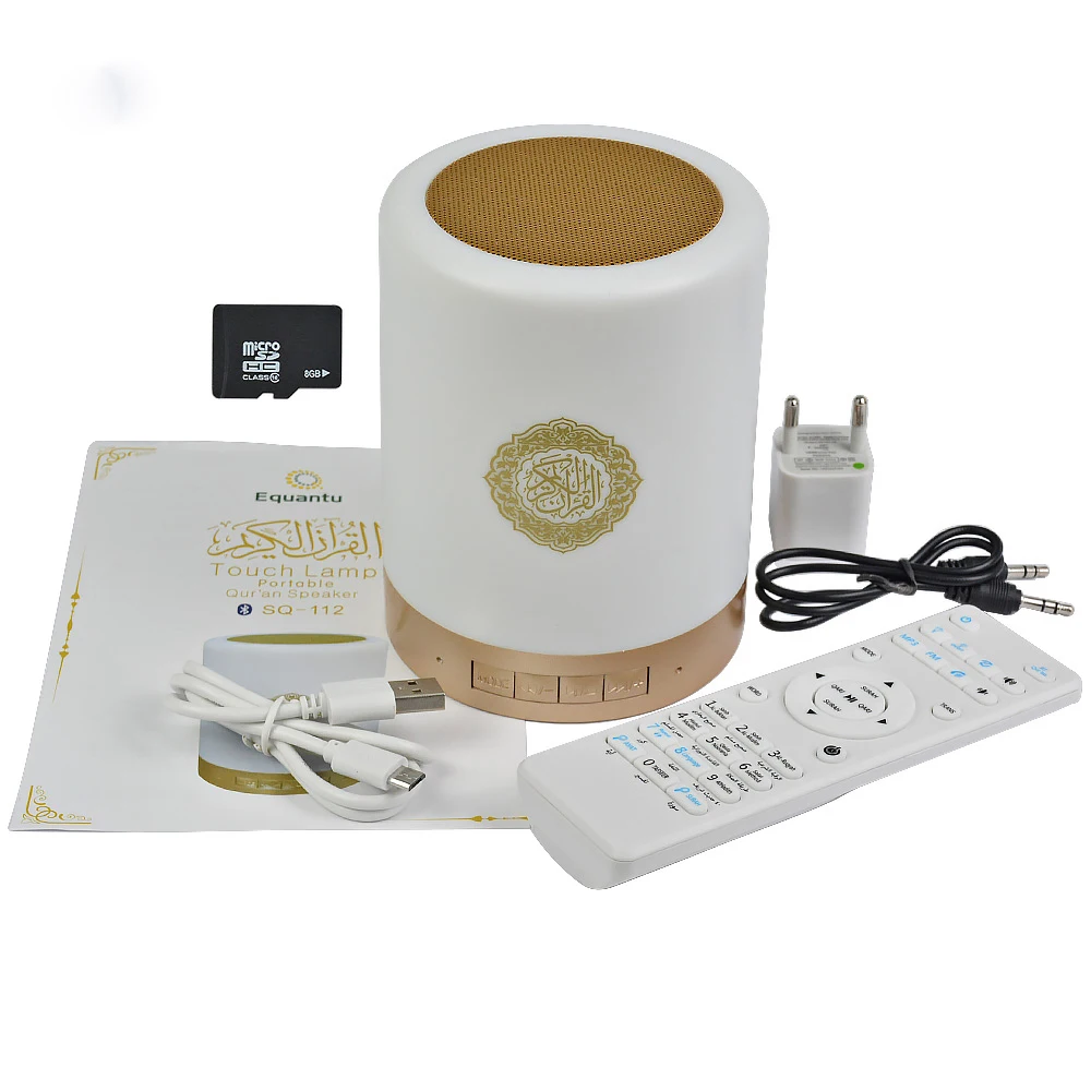 Сенсорная лампа Портативный беспроводной Bluetooth громкоговоритель SQ112 Коран