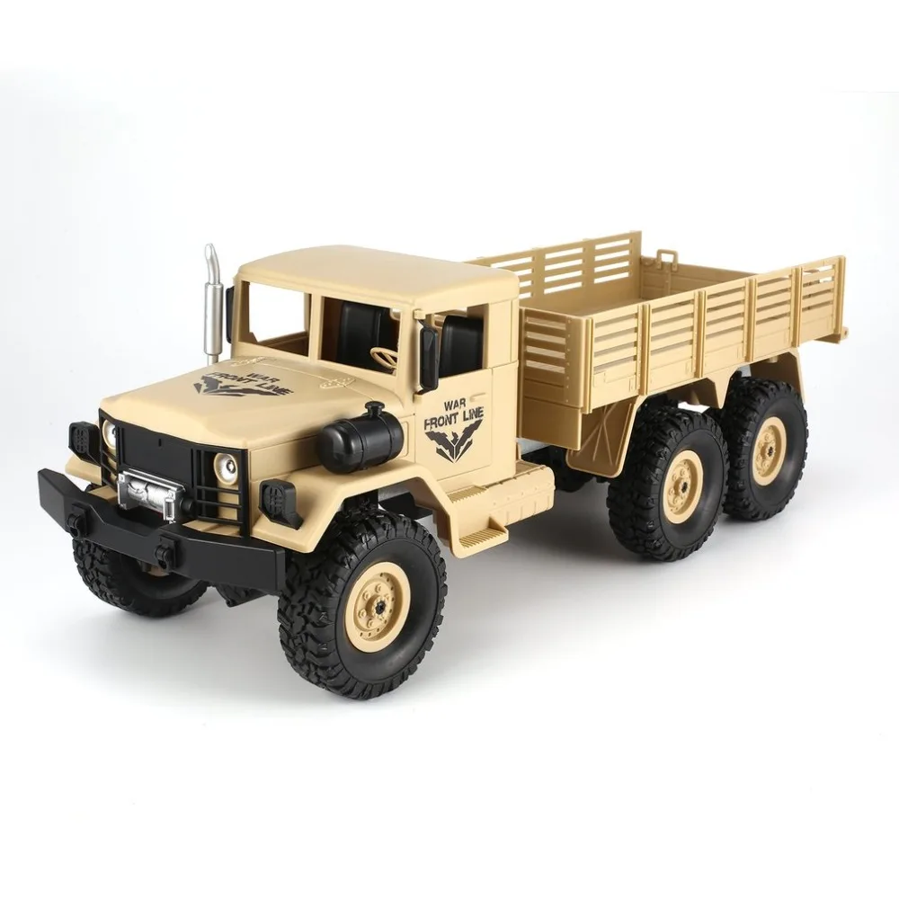 

Christmas JJRC Q63 1/16 2.4G 6WD Long Battery Life Off-Road Military Trunk Crawler Remote Control Car Kids Toys Birthday Gifts