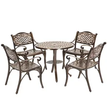 Outdoor tables and chairs cast aluminum garden balcony tables and chairs indoor leisure tables and chair