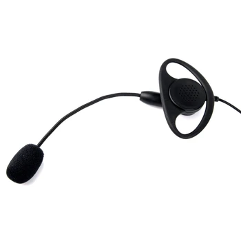 

Details of the for Kenwood UV5R Retevis TYT 2-WAY RADIO D-PTT Headset Headphone w/ boom mic