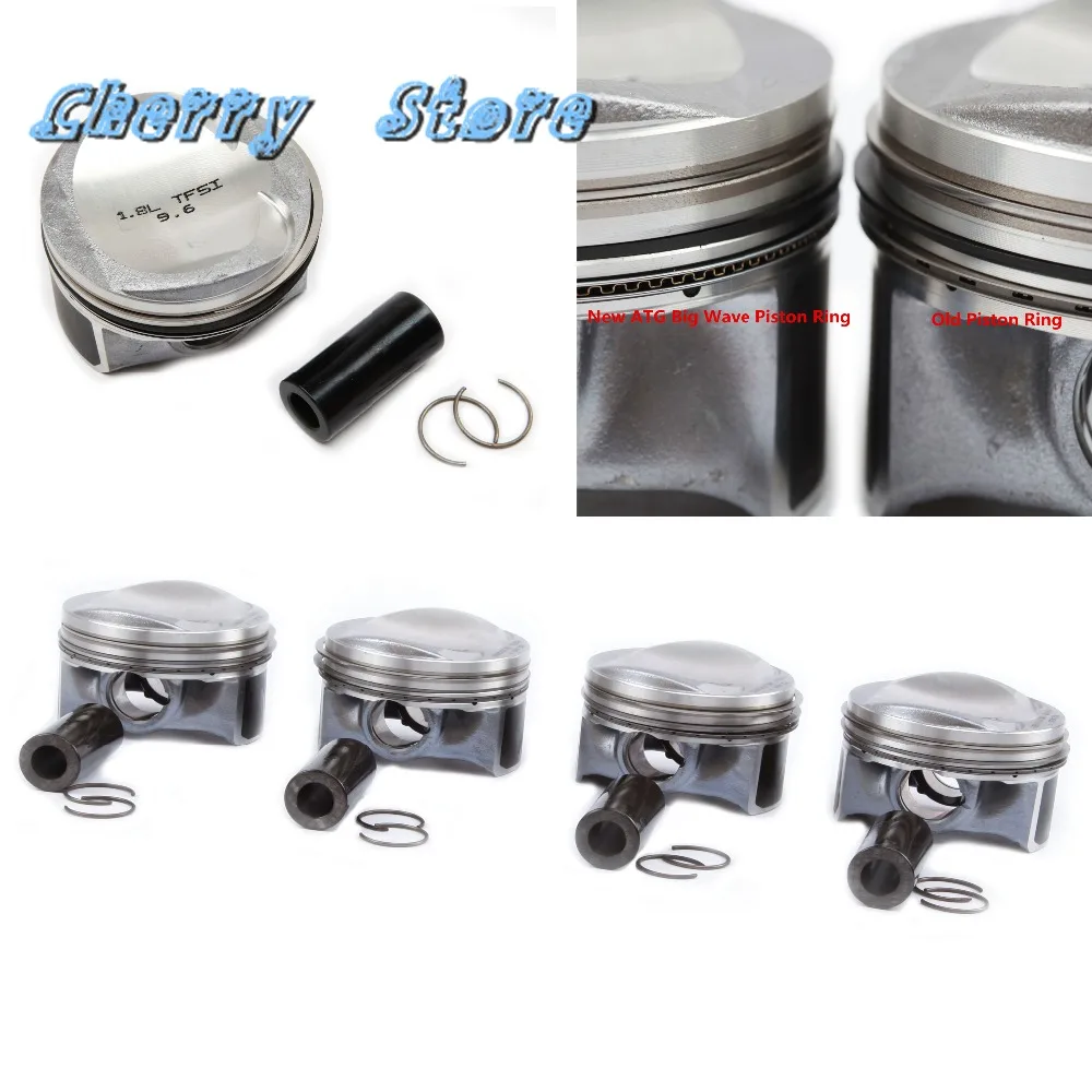 NEW 06K 107 065 G ATG Piston & Upgrade Piston Ring Assembly Pin 23mm