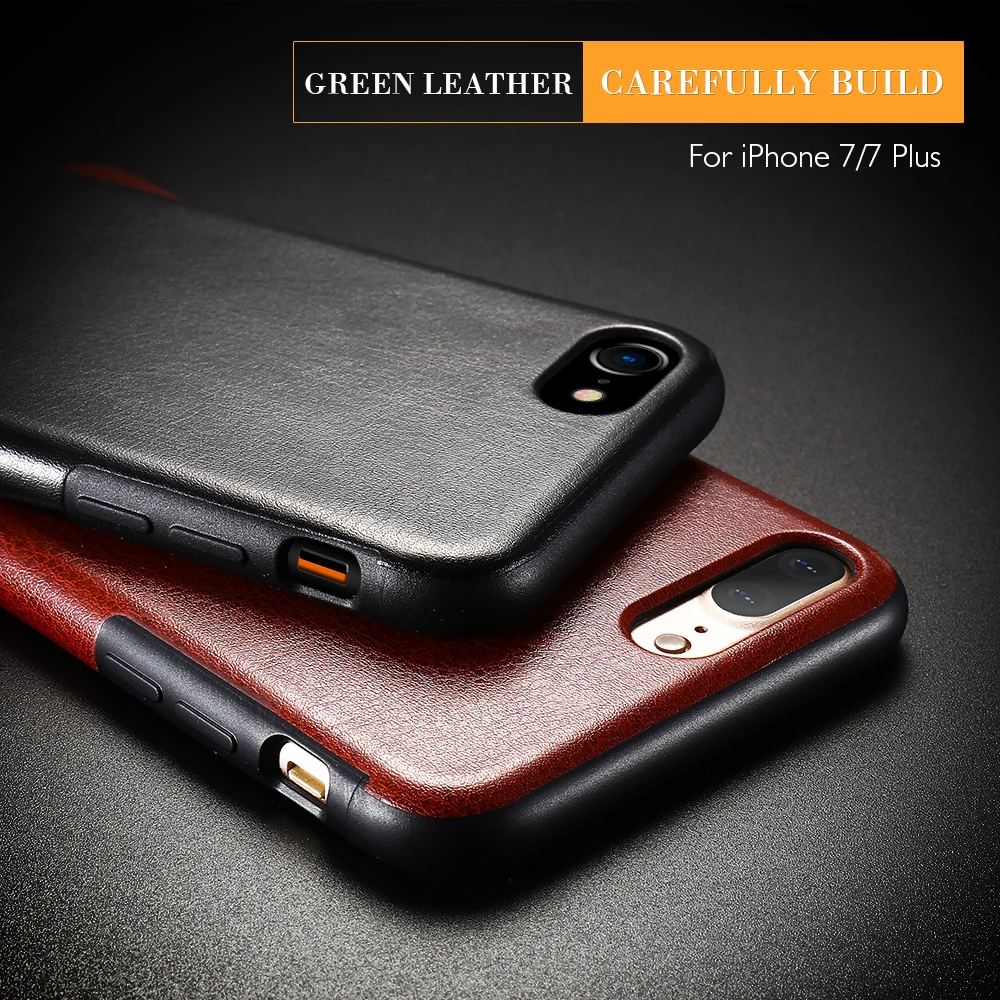 

DOES Original Ultra Thin Business Style Protective Cover Case For iPhone 7 7 Plus Cover For iPhone7 PU Leather Phone Case Fundas