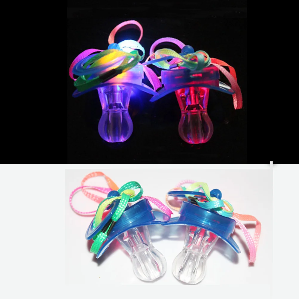 Party Bar Fun Toy Survival Kit Colourful Light Pacifier Rave Glow Stick Nipple Party Bar Fun Toy Survival Kit Colourful Light Pacifier Rave Glow Stick Nipple