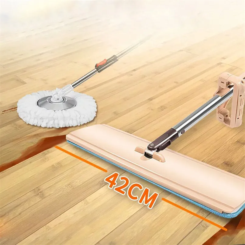 

New 360 Degree Rotation Flat Mop Hand Wash Free Floor Mops Microfiber Household Cleaning Tool Long Handle Trapeador Cleaner Mops