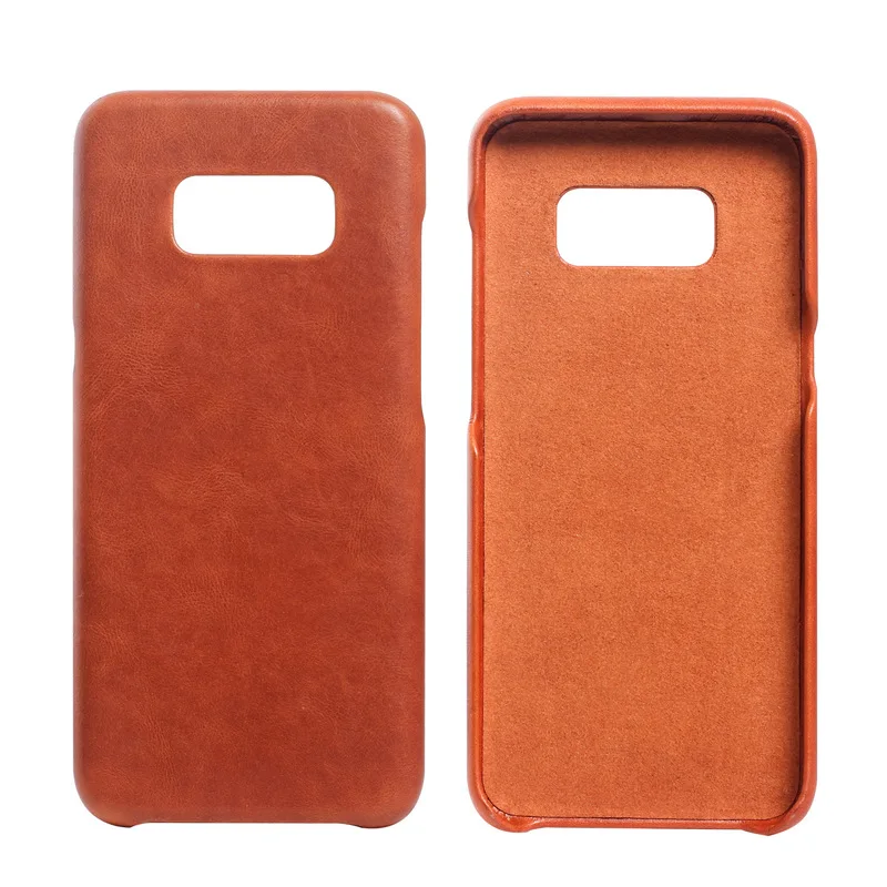 Najtaniej 15 sztuk Sumgo telefon w stylu Vintage etui na Samsunga S8 luksusowe plecy skrzynki pokrywa dla Samsung S8 Plus przypadku biznes prawdziwe skórzane