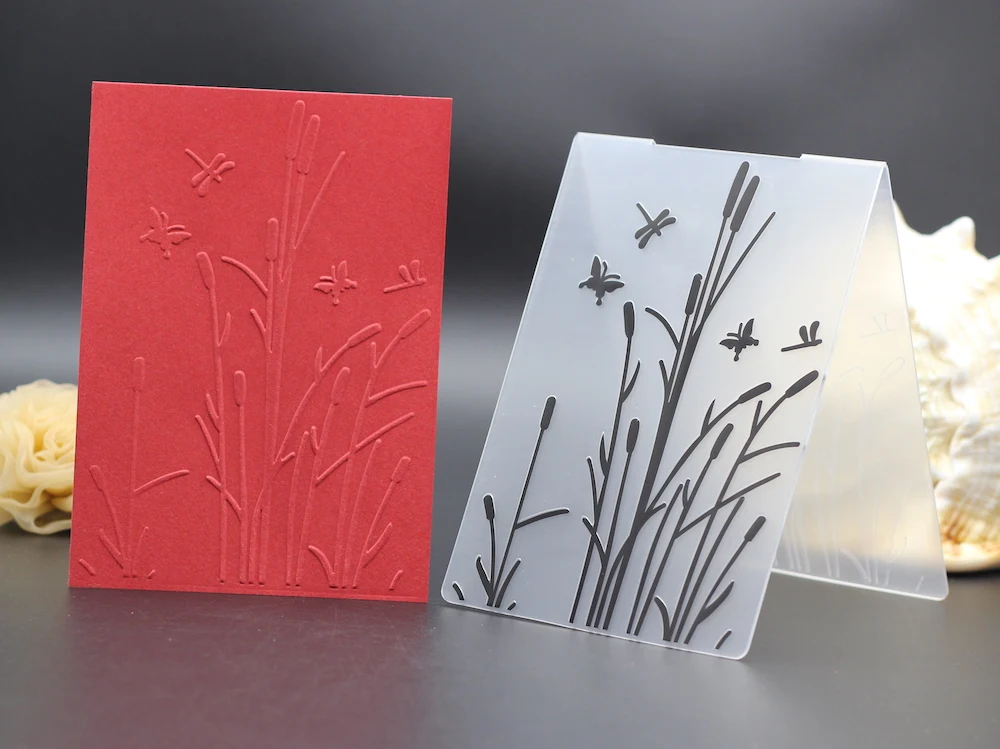 AlinaCraft 10.5x15cm plastic embossing folders for DIY scrapbook