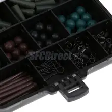 1 Набор, ассорти, аксессуары для ловли карпа, леска, фиксатор, крюк, поворотный Резиновый рукав, грузило, блокировка волос, снасти и т. Д