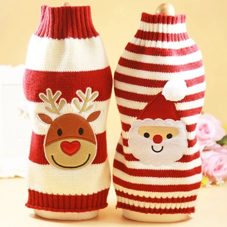 

Dog Sweater Christmas For Autumn Medium Dogs Teddy Coat Yorkies Clothes Pull Chien Vestidos De Navidad Para Perros Pets 5d0024