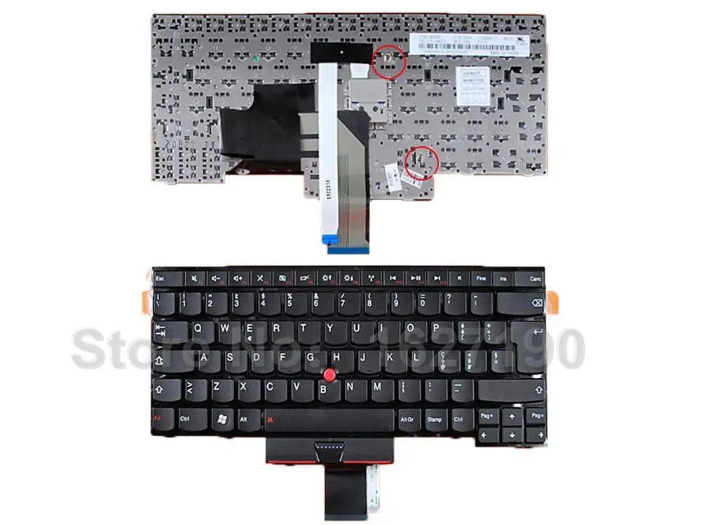 New IT/Italian Laptop Keyboard For ThinkPad E430 BLACK