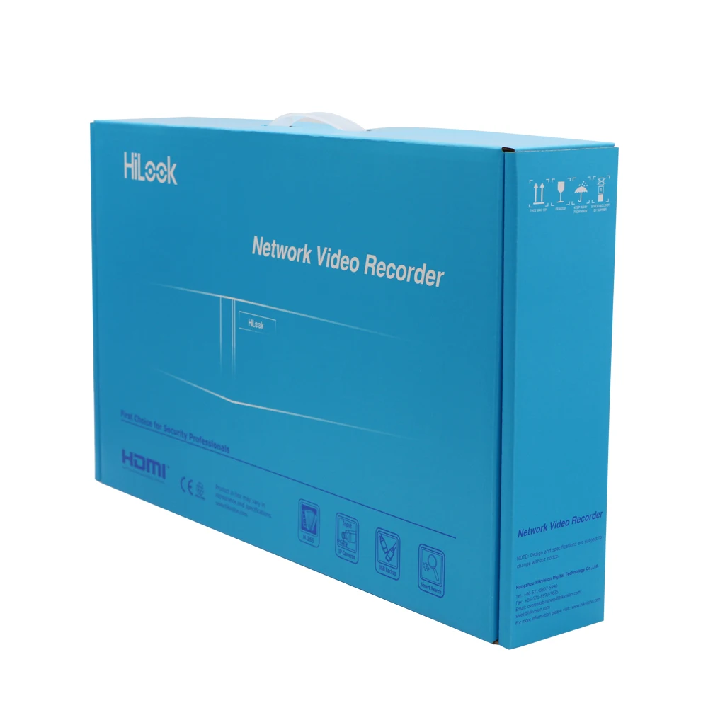 Система видеонаблюдения HiLook 4/8 каналов Onvif 4/8/4P/4P Hikvision Plug & Play 4K PoE NVR 1 SATA VCA
