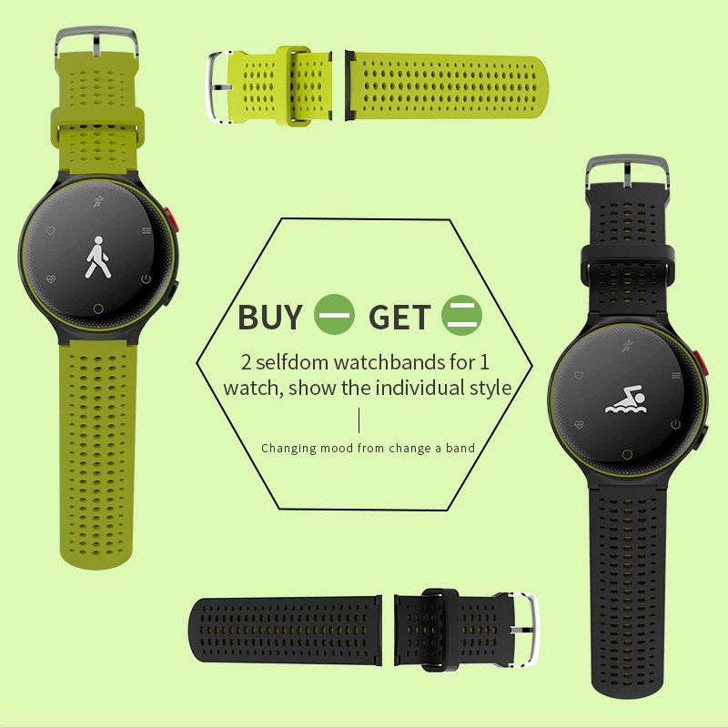 Bounabay Bluetooth Smart Touch многоязычные часы для человека Android IOS Телефон мужчины Часы