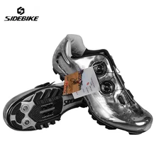 Sidebike Carbon Cycling Shoes MTB Men Racing Professional Althletic Bicycle Shoes Self Lock Breathable Non Slip Bike Shoes