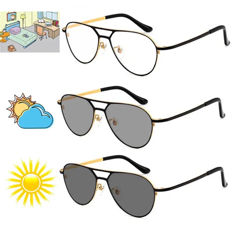 

Prescription Nearsighted Optical glasses Blue light Astigmatism Discoloration under the sun Progressive multifocal 9970