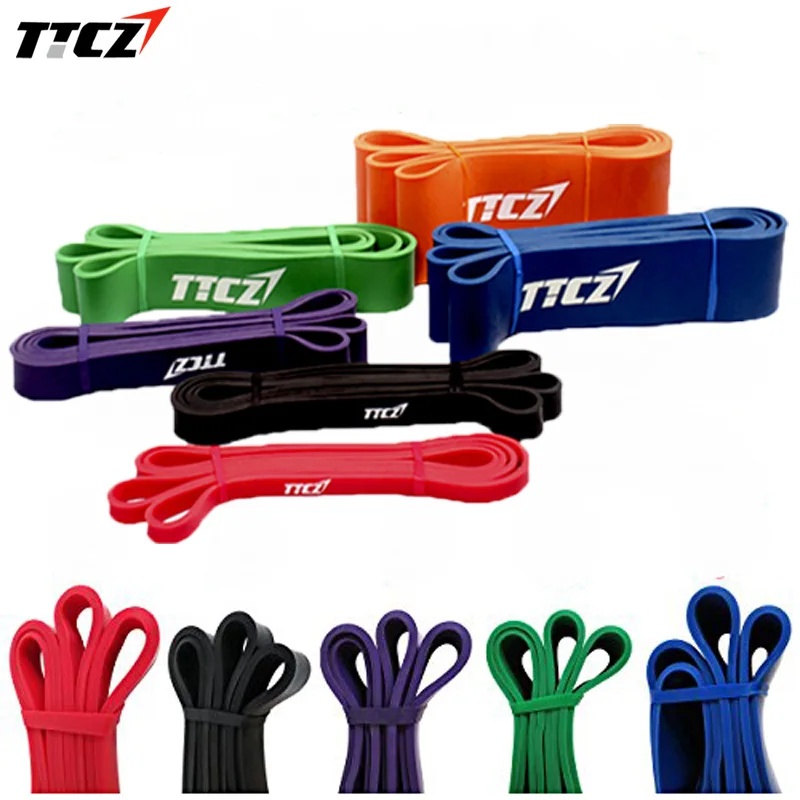 4.5mm thickness Latex Expand pull Resistance Bands Rubber hang training