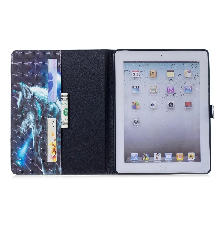 СПС Coque iPad 2/3/4 чехол милый кот кожаный флип бумажник телефонные чехлы для iPad 3 4 2 чехол Etui Capinha для iPad2 iPad3 iPad4 чехол