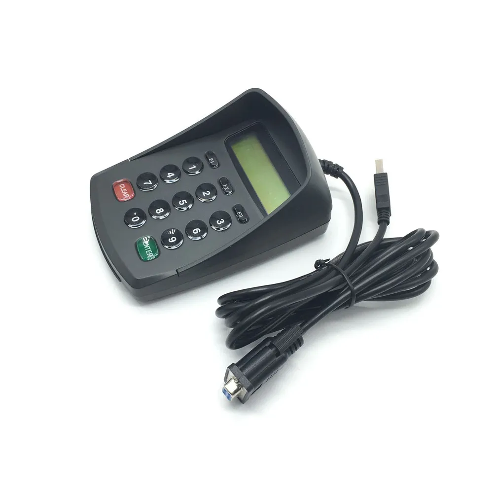 Программируемая(RS232+ USB) YD511DS 15 клавиш цифровая клавиатура/Pin Pad/Пароль Клавиатура с ЖК-дисплеем для системы доступа EPOS