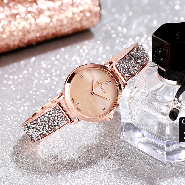 Дропшиппинг Новые модные роскошные женские часы Звездное небо ремешок перламутровые женские кварцевые часы para mujer
