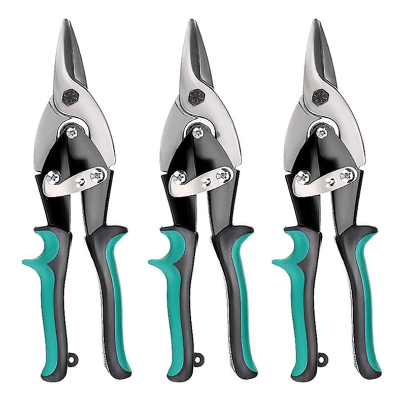 

10'' Tin Snip Plate Aviation Scissors Metal Shear Cutting Shear Tool for Industrial Household Tool