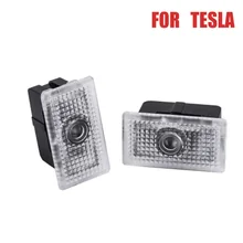 Best Price 2Pcs Car Welcome Lamp Led Car Door Signal Lamp Puddle Lights Projector logo Light Ghost Shadow Lights for Tesla Model S X Best Price 2Pcs Car Welcome Lamp Led Car Door Signal Lamp Puddle Lights Projector logo Light Ghost Shadow Lights for Tesla Model S X