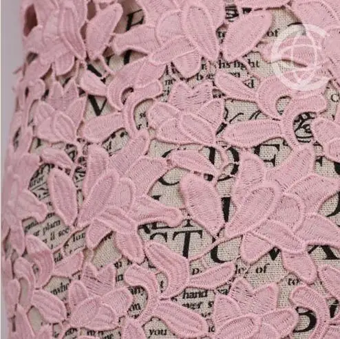 Ширина 120 см* 1 ярд! Вышитая кружевная ткань, ажурная сетка, хлопковая ткань, кружево, швейный материал, сделай сам, модное свадебное платье, кружево - Цвет: dark pink