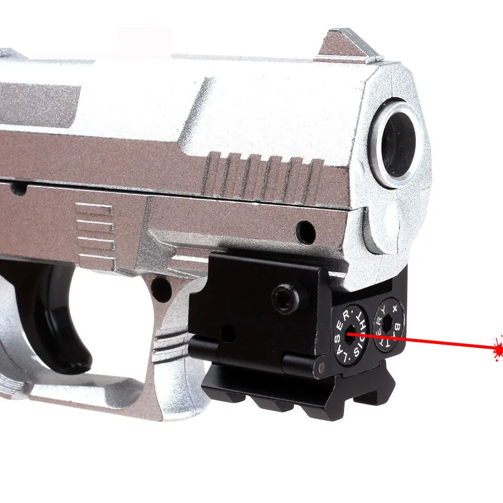 Тактический красный точечный лазерный прицел+ светодиодный комбинированный фонарь Охотничьи Аксессуары для пистолета Glock 17 19 20 21 22 23 30 31 32