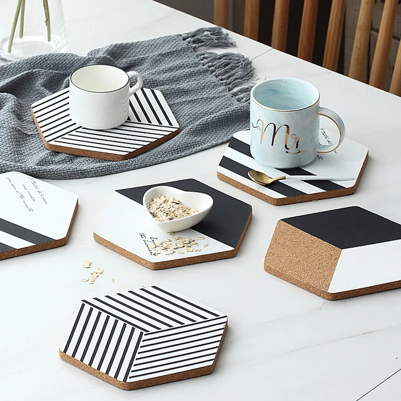

3 Styles Dali Marble Cup Mat Gold Marble Coaster Cup Mat Round Square Octagon Placemat Pad Holder Mug Coaster Table Placemat