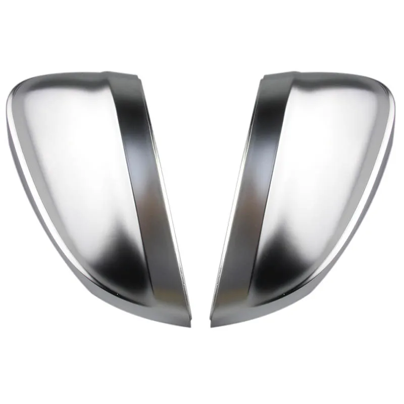 

Within Side Assist Hole Matt Chrome Silver Mirror Case Rearview Mirror Cover Shell For A4 B9 A5 8W