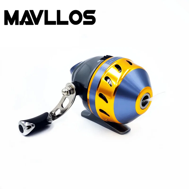 Mavllos مقلاع المعدنية الغزل بكرة والعتاد نسبة 3.1: 1 المياه المالحة Spincast بكرة جولة الطعم الغزل الصيد بكرة لفائف العام