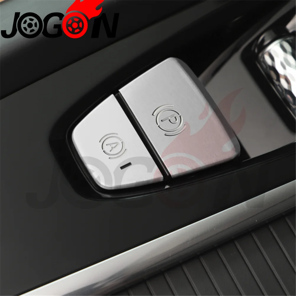 Алюминий сплав электронный ручной тормоз парковка переключатель наклейки для кнопок для Volvo S90 V90 XC60 XC90