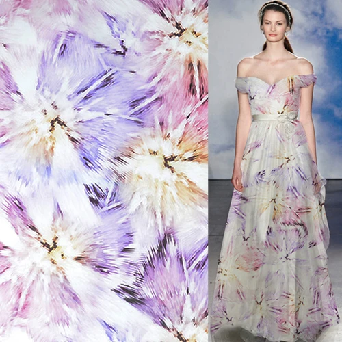 

Amazing beautiful 100% silk organza silk fabric fit for wedding dress,SOZ133