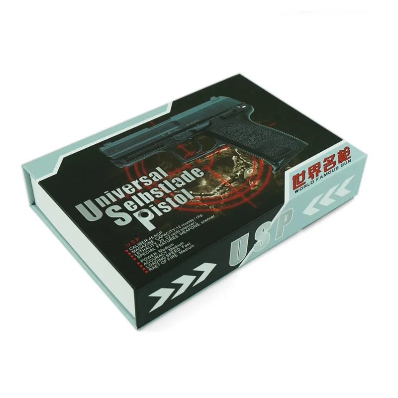 

USP Metal Model Guns 1:2.05 Metal Pistol Gun Showpiece Model Gun For Children