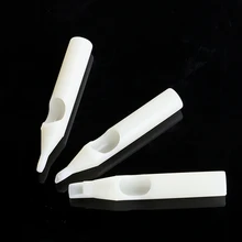 30 шт. RT/DT/FT одноразовые насадки для тату машины плоские круглые пластиковые наконечники для татуировки стерильный макияж пистолет игла Поставка инструмента