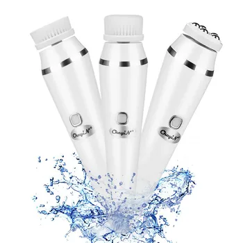 

3 In 1 Electric Facial Cleanser Face Cleaning Machine Pore Cleaner Skin Cleansing Exfoliating Mini Beauty Massager Wash Brush