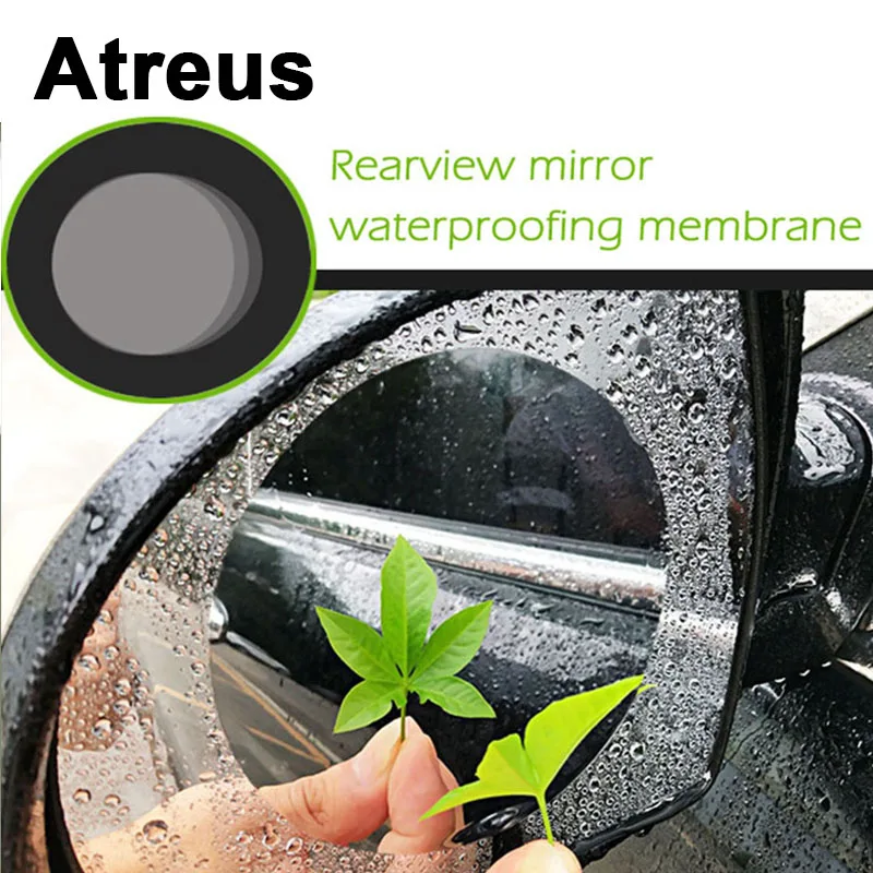 Atreus 2 Pz Auto Specchietto Retrovisore Antipioggia Pellicola Antiappannamento Adesivo Per Mitsubishi Suzuki Subaru Acura Jeep Fiat 500 Hyundai Solar