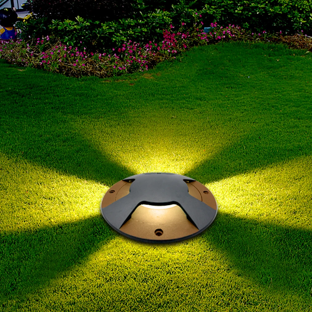 

IP65 17CM LED Inground Light Outdoor Underground Lights Recessed Spotlight Kit 220v Patio Pavers Floor Deck Stair Lamp Big Size