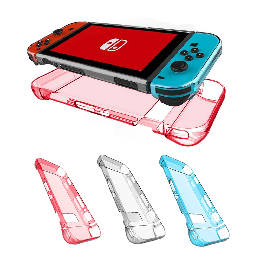 

Bevigac Dustproof Hard Shell Clear Case Cover Skin for Nintendo Nintend Nitendo Switch NS NX Joy-Con Controller Game Accessories