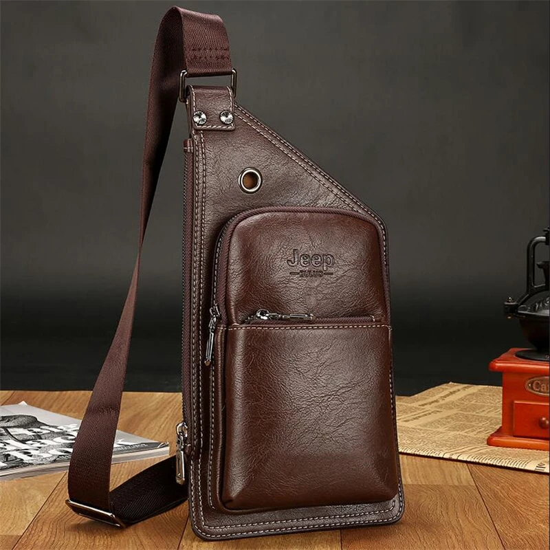 جيب BULUO الشهيرة العلامة التجارية الرجل حقيبة رافعة جلدية رجل الصدر أكياس الأزياء بسيطة السفر Crossbody حقيبة للشباب رجل حقيبة ساعي جيب BULUO الشهيرة العلامة التجارية الرجل حقيبة رافعة جلدية رجل الصدر أكياس الأزياء بسيطة السفر Crossbody حقيبة للشباب رجل حقيبة ساعي