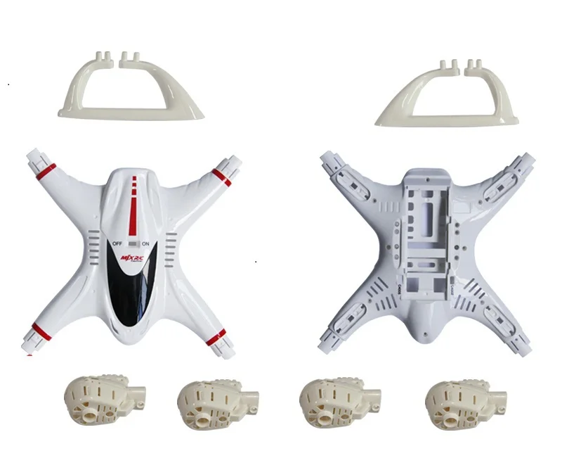 

MJX R/C Technic X400-v2 2.4G 6 Axis Gyro RC quadcopter rc drone spare parts Main body /body shell free shipping