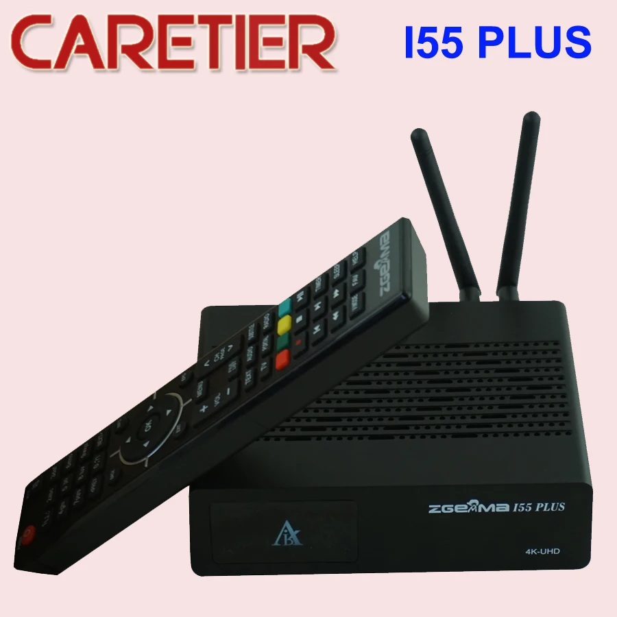 Zgemma i55 plus 4K iptv tv box с 300HMz встроенный ptv stalker Linux операционная система ARM процессор с 1500 МГц четырехъядерным процессором 1 шт